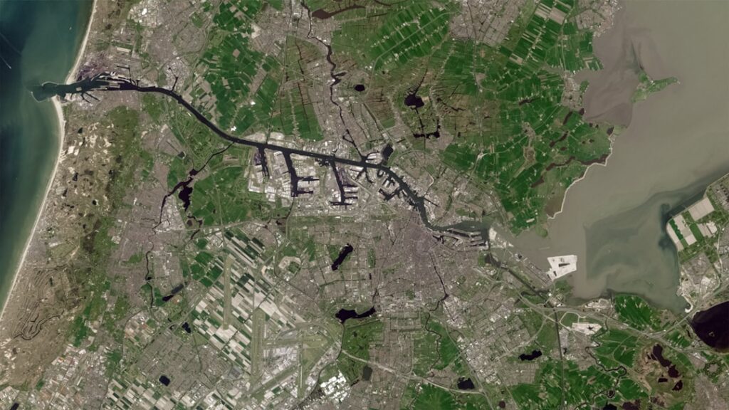 Photo Satellite imagery
