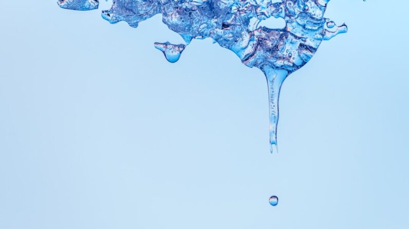 Photo Melting ice