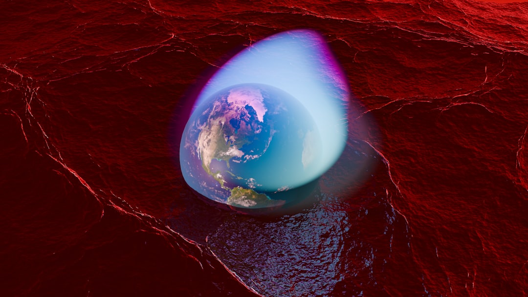 Photo Global temperature graph