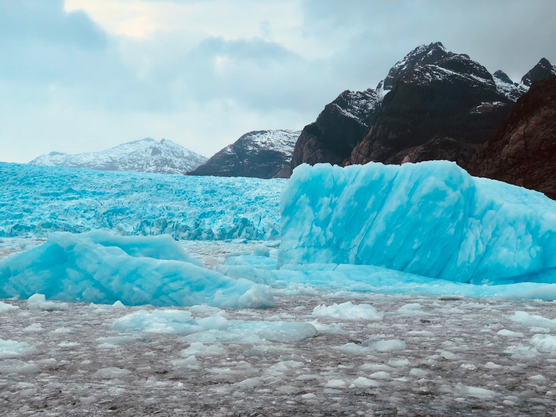 Photo Melting glacier