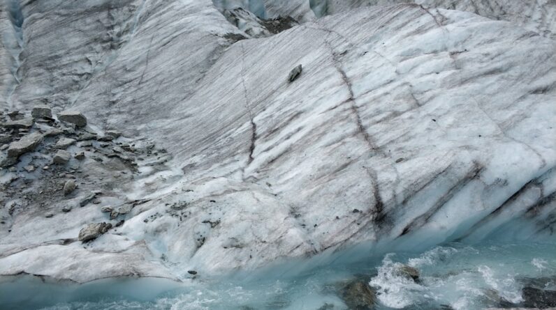 Photo Melting glaciers