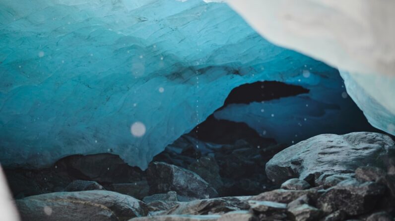 Photo Melting glaciers