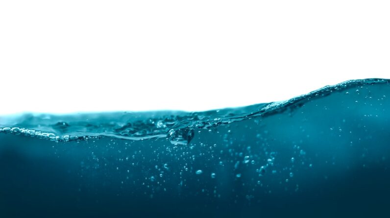 Photo Underwater bubbles