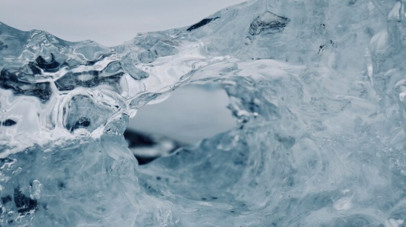 Photo Melting ice