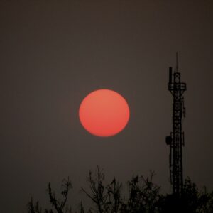 Photo Sunburned worker