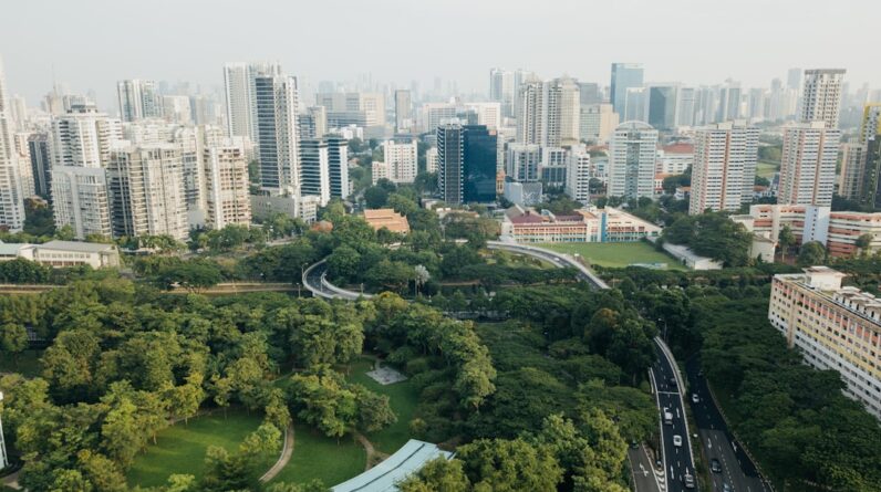 Photo Green city