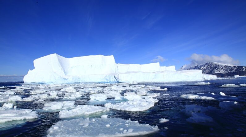 Photo Melting glaciers