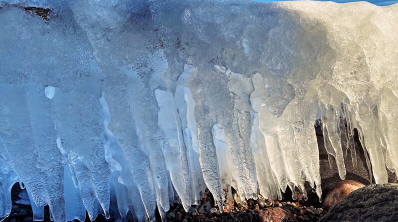 Photo Melting ice