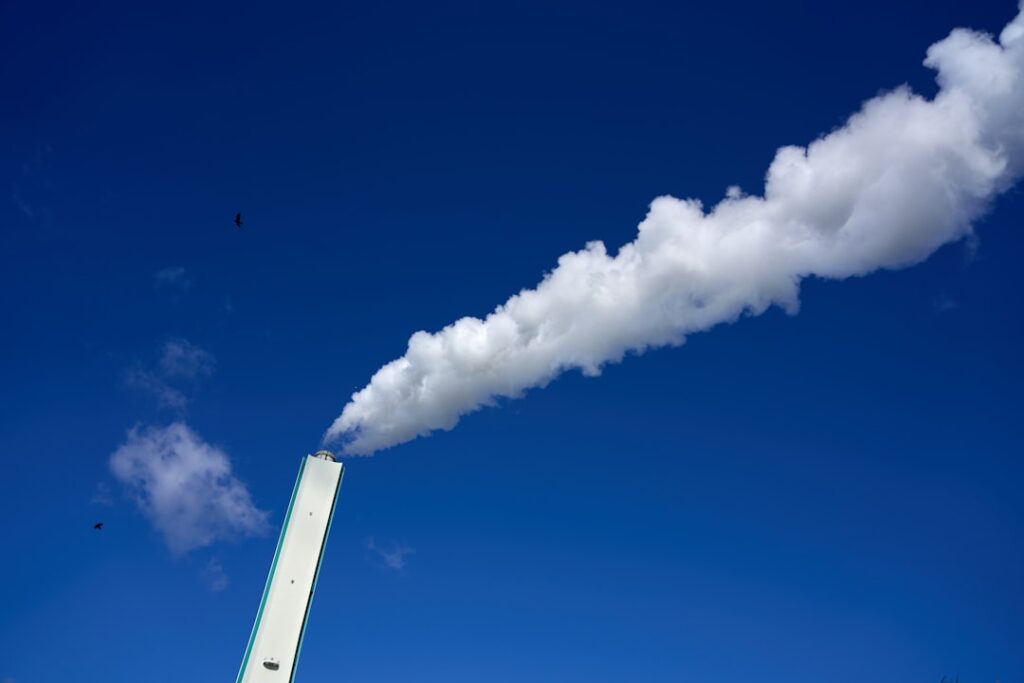Photo Carbon emissions graph