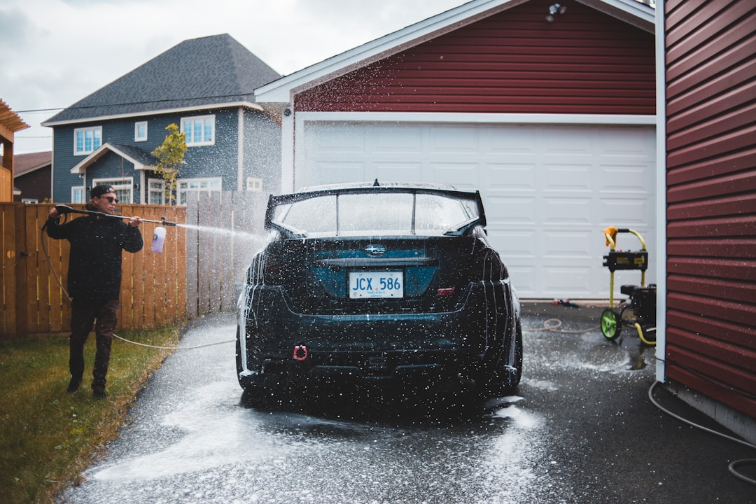 Photo Eco-friendly car wash